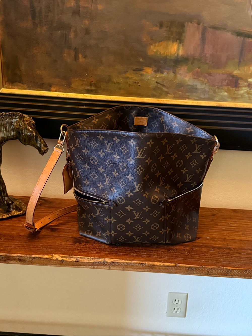 Check out this price!! Louis Vuitton Monogram Melie Crossbody bag